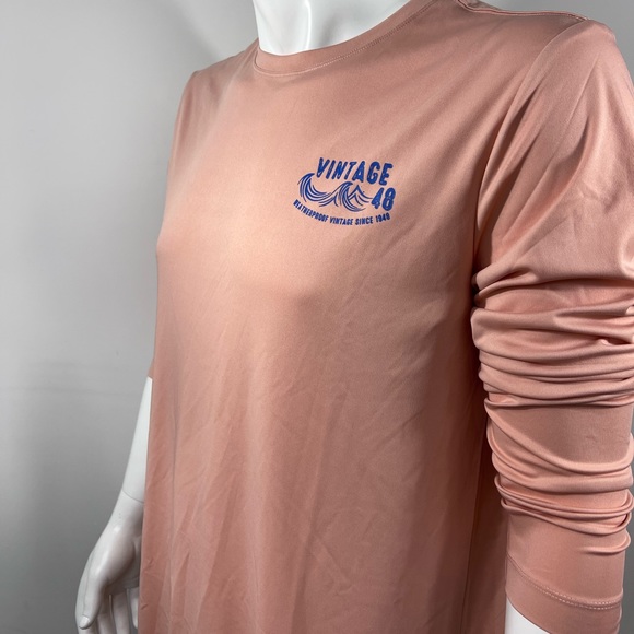 WEATHERPROOF  VINTAGE “DUSTY PINK”  SIZE EXTRA LARGE (XL)RASH GUARD UPF 50+ - Picture 3 of 14